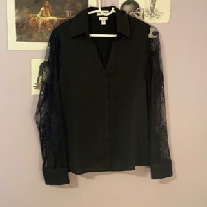 Long sleeve, lace blouse from Express